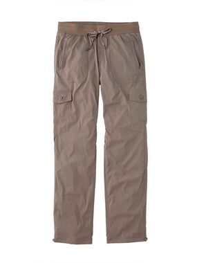L.L. Bean Women’s Vista Camp Straight-Leg Cargo Pants in Toasted Almond Size S